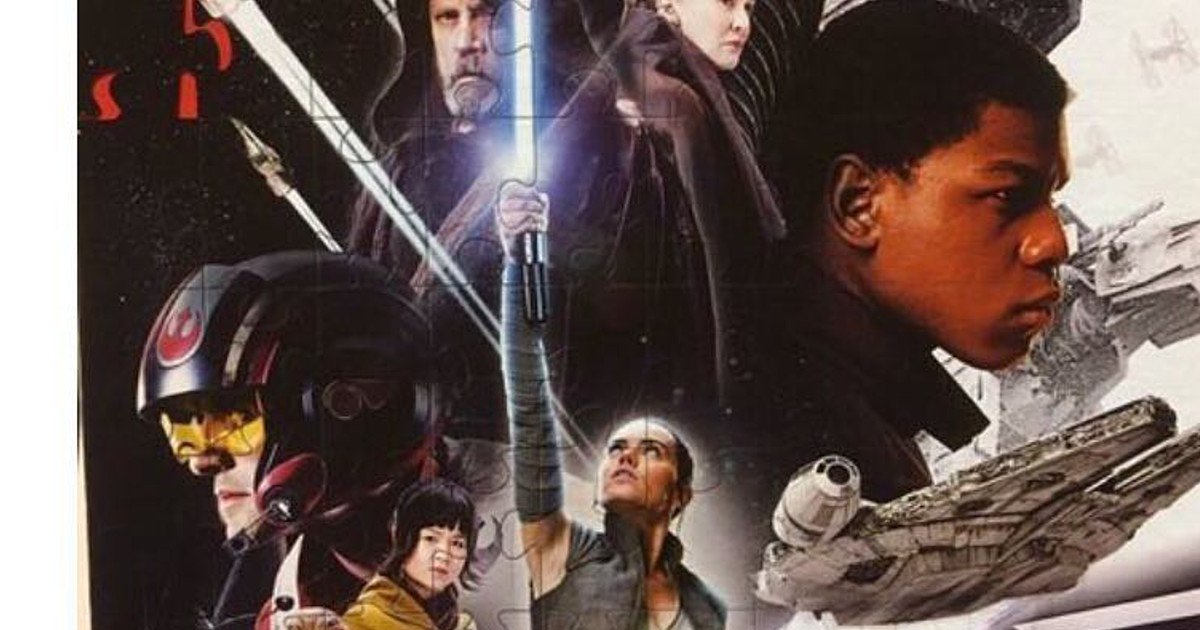 star wars last jedi poster puzzle