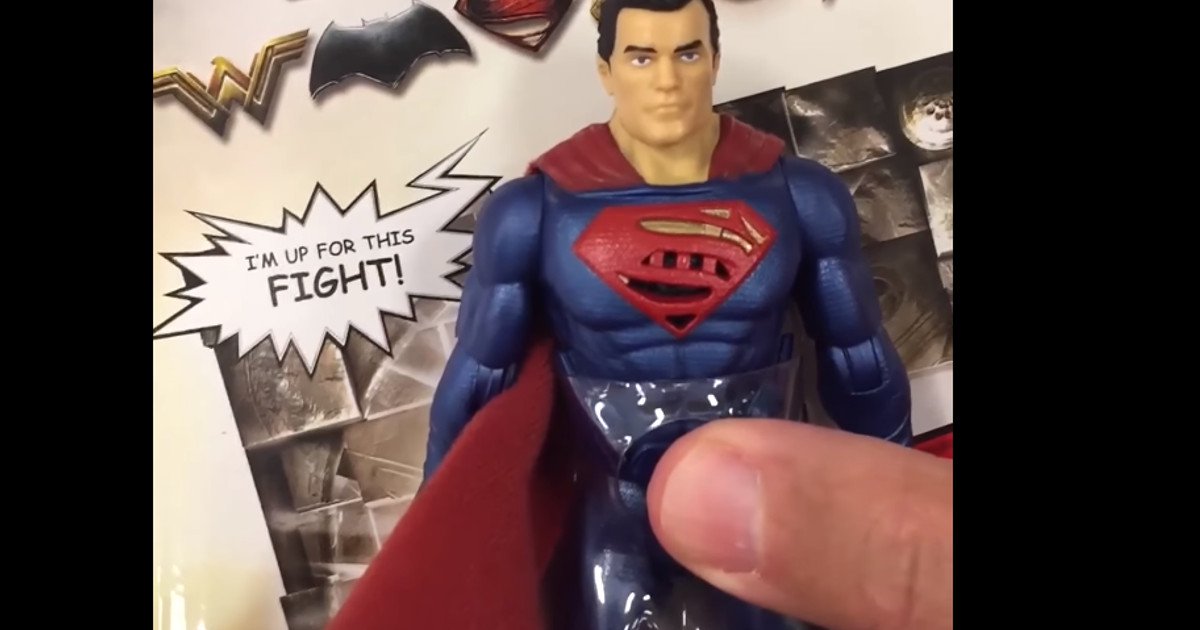 superman toy video