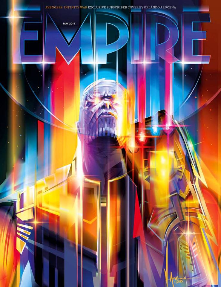 Leaked magazine cover gives first good look at a scowling Thanos