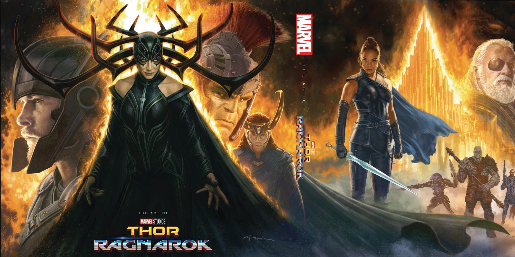 thor ragnarok art movie cover