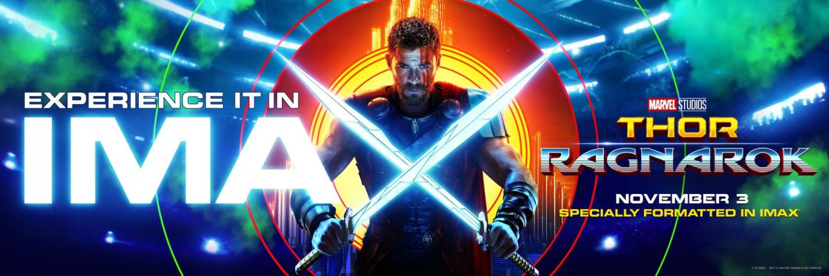 thor ragnarok imax banner