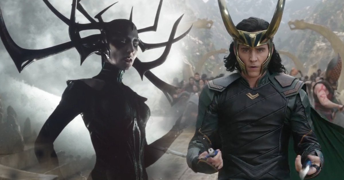 thor ragnarok loki hela comic con poster Thor: Ragnarok Loki & Hela Comic-Con Poster Revealed