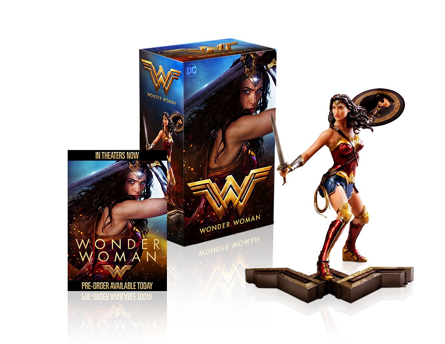 wonder woman blu ray figure