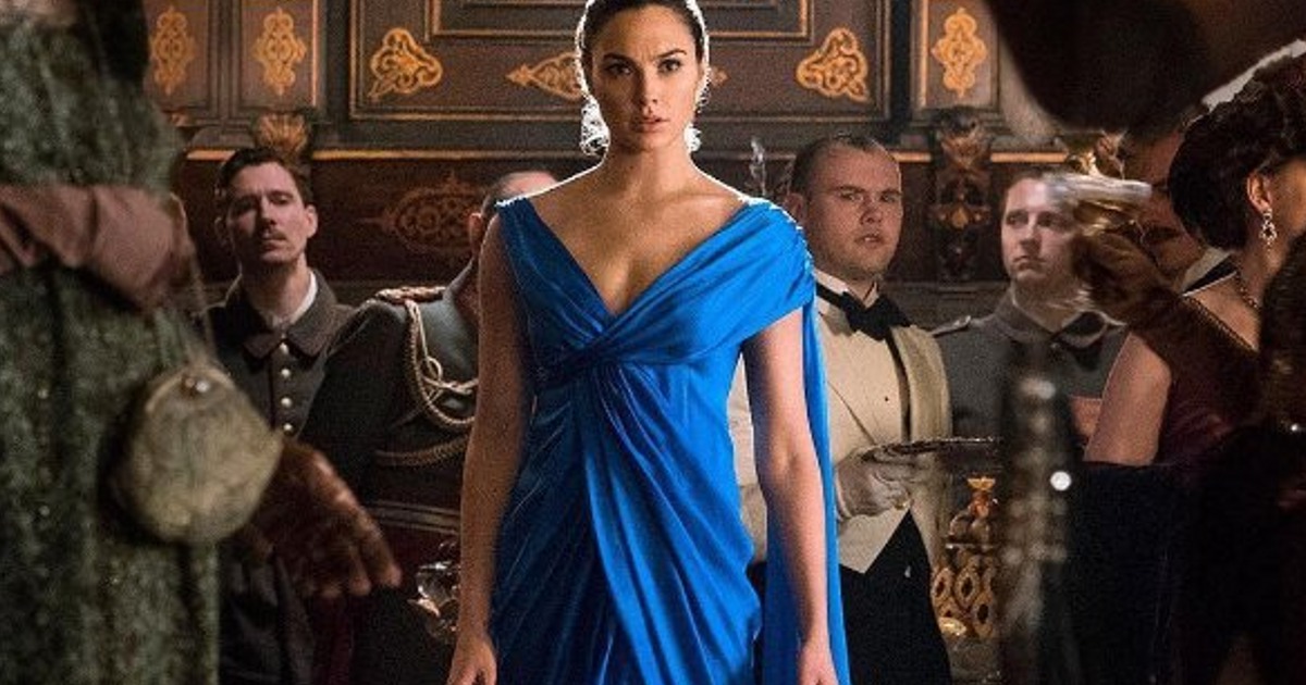 wonder woman blue dress