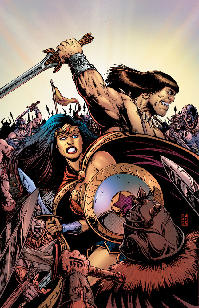 wonder woman conan crossover dc comics Wonder Woman & Conan The Barbarian Crossover Announced