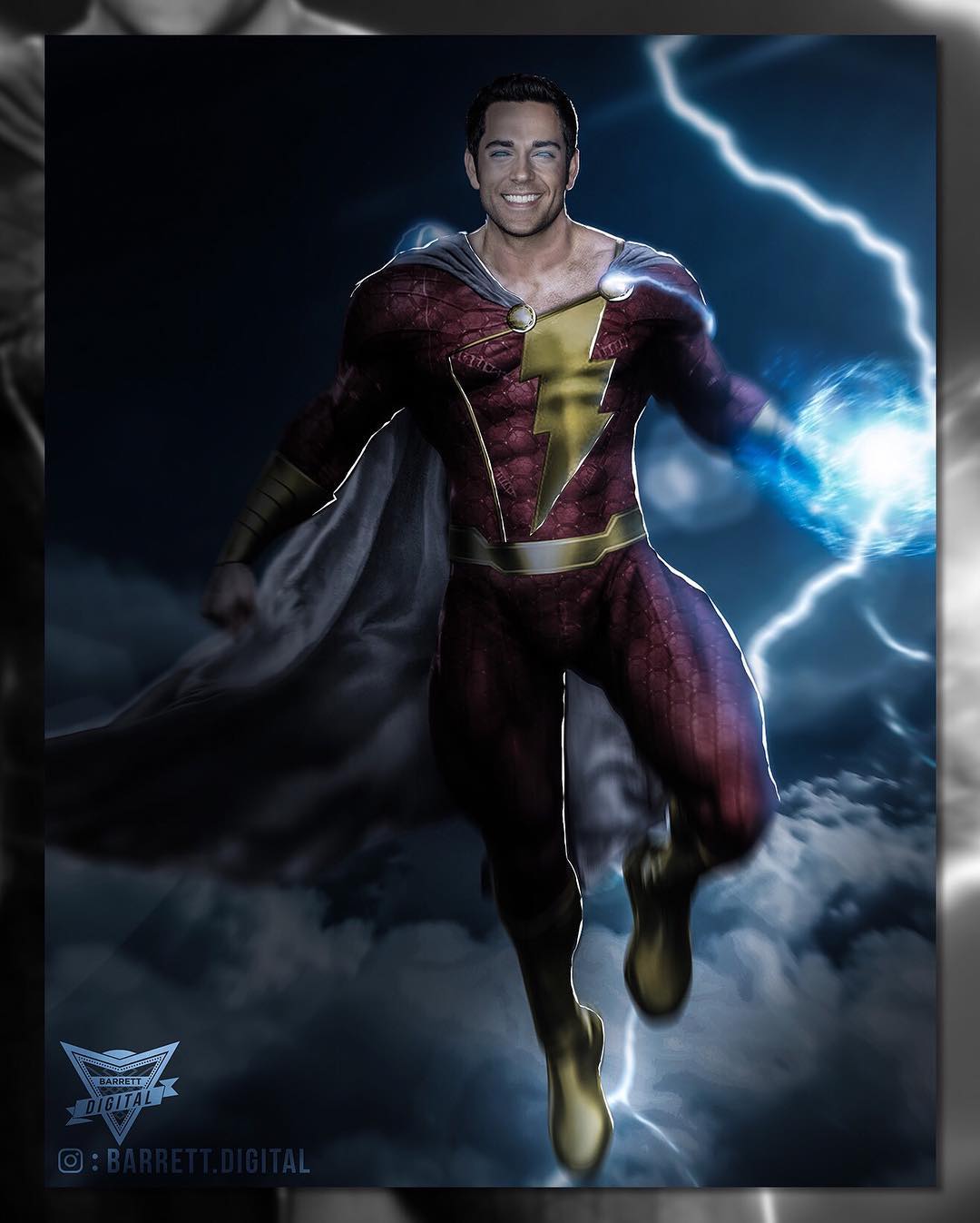 Zachary Levi Shazam Fan Art