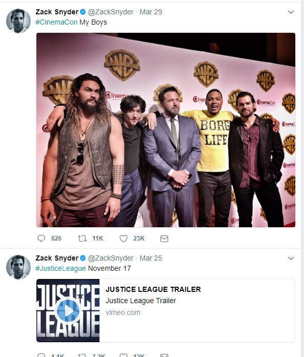 zack snyder justice league twitter 2