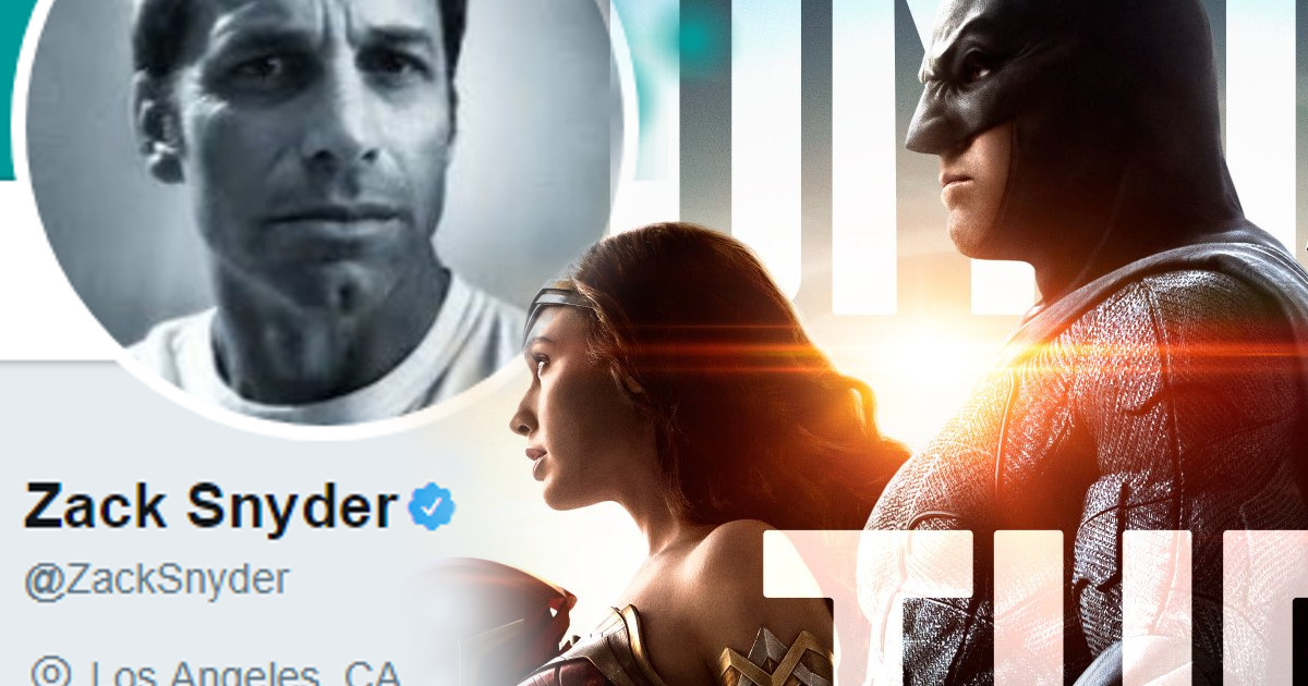 zack snyder justice league twitter