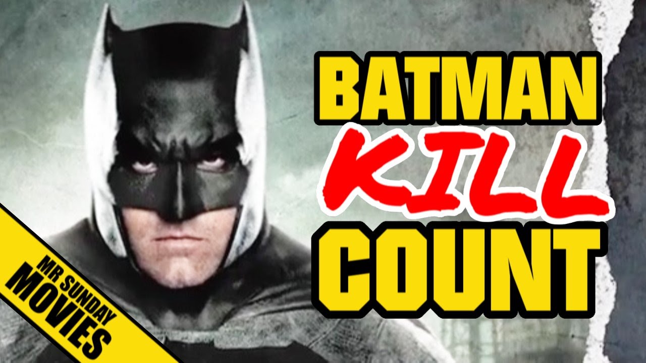 Batman BATMAN V SUPERMAN Movie Kill Count Supercut