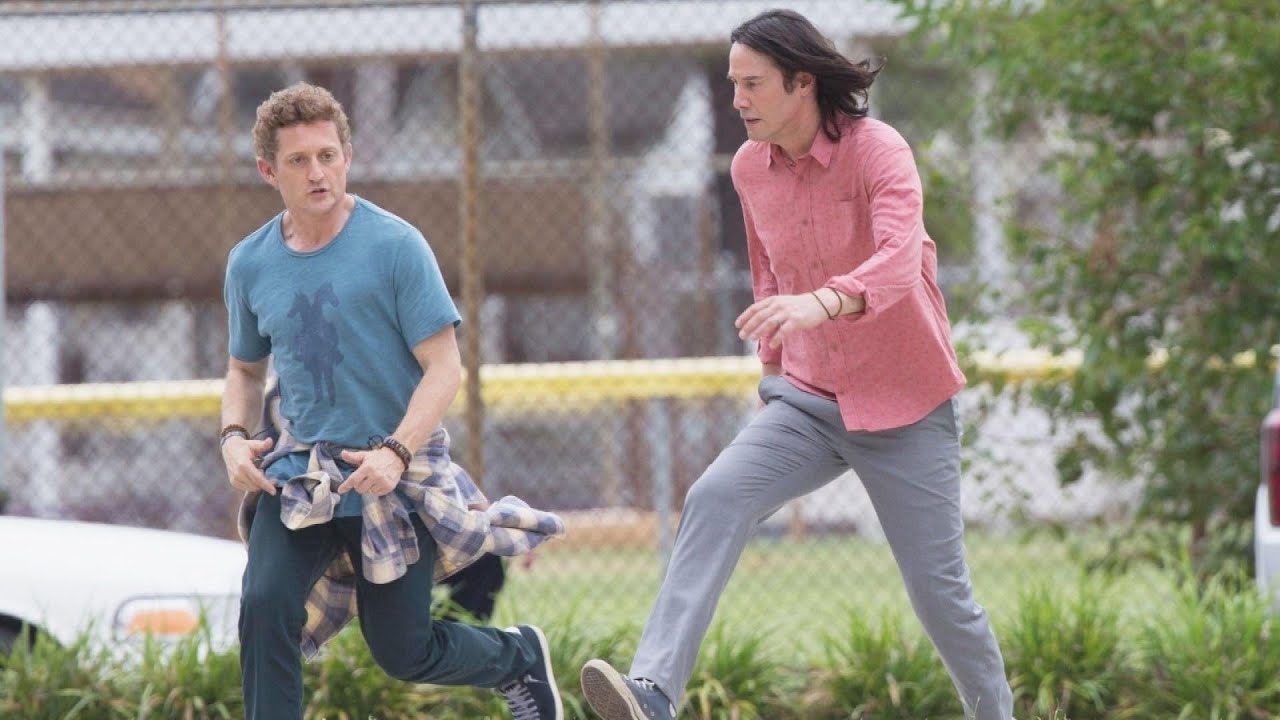 Keanu Reeves and Alex Winter ON SET of 'Bill and Ted 3'