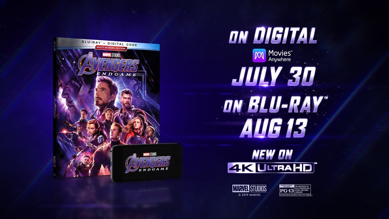 Marvel Studios' Avengers: Endgame | On Digital 7/30 & Blu-ray 8/13