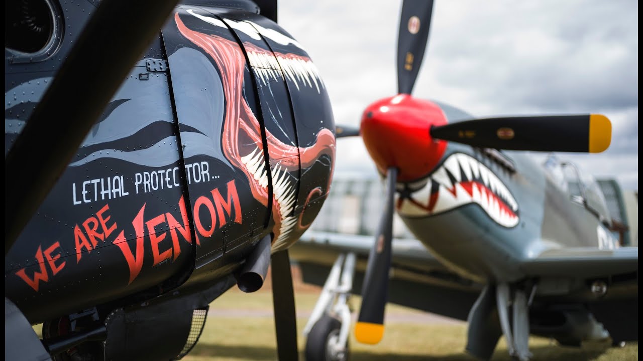 Comic artist Adi Granov transformed a WWII plane into Venom