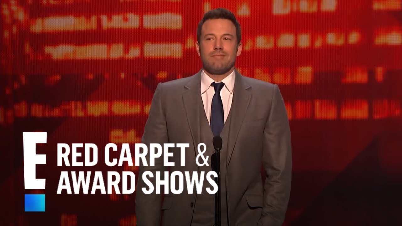 The People's Choice for Favorite Humanitarian is Ben Affleck | E! People's Choice Awards