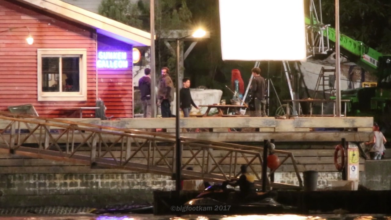 Aquaman (2018) filming at Amnesty Bay