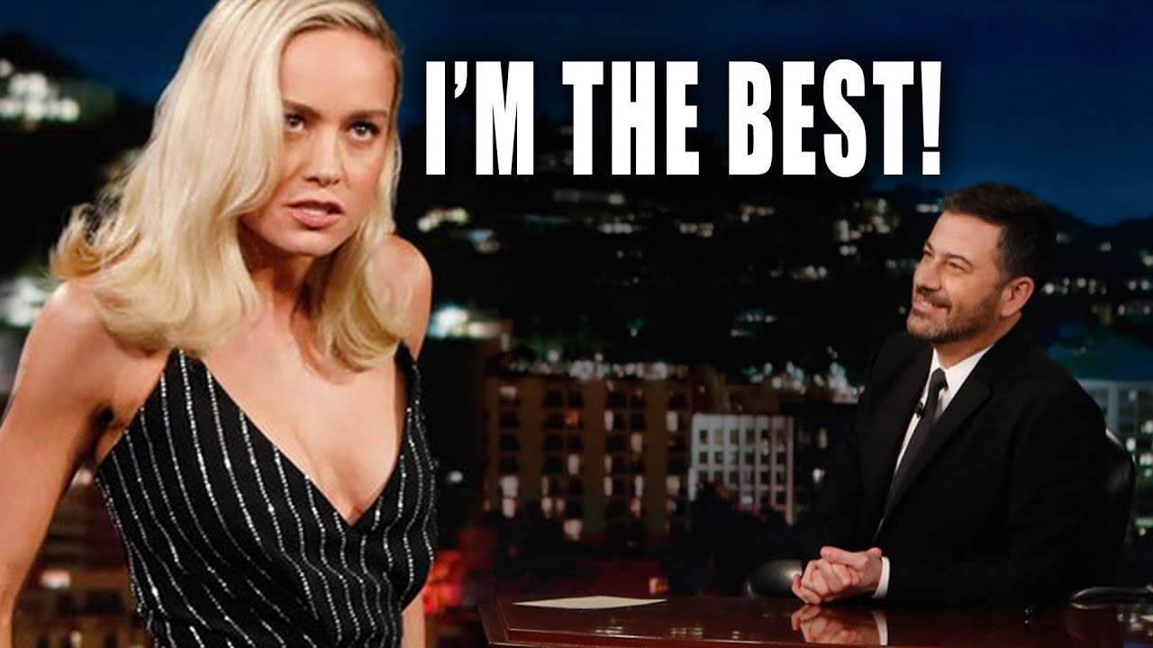 CAPTAIN MARVEL RANT! BRIE LARSON ON JIMMY KIMMEL INTERVIEW CATASTROPHE!