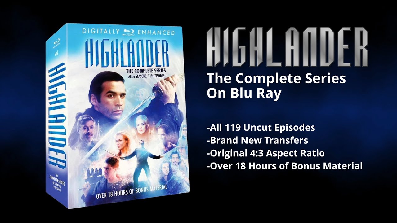 Highlander - The Complete Series - Official Blu Ray Trailer