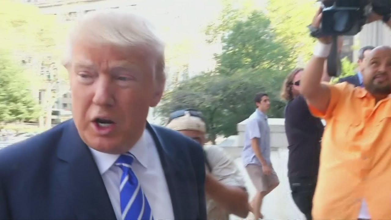 Donald Trump tells a young boy he's Batman