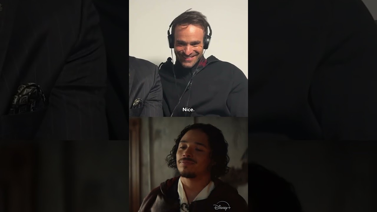 Charlie Cox & Vincent D'Onofrio watch the trailer for Marvel Television's all-new series #Ironheart!