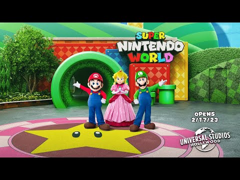 A new way to play. SUPER NINTENDO WORLD™ opens 2/17/2023