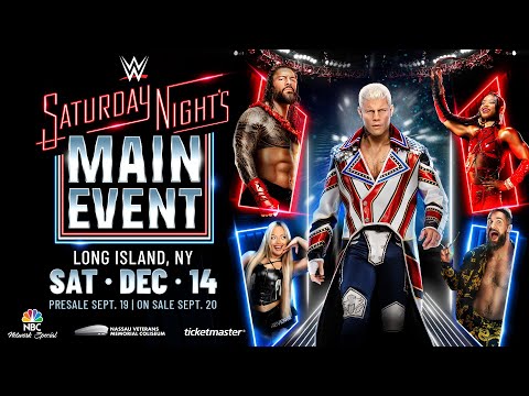 WWE Saturday Night's Main Event returns this December