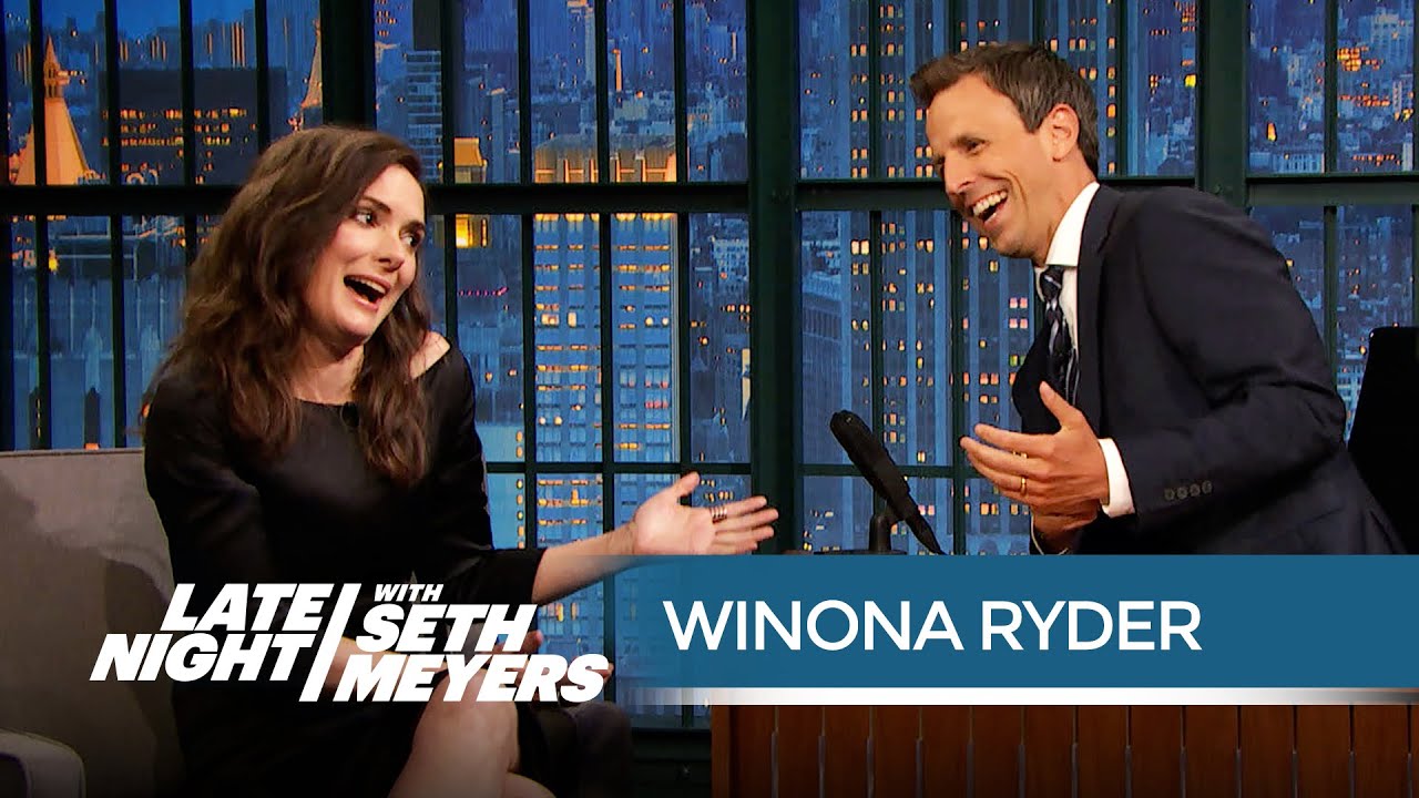 Winona Ryder: The Beetlejuice Sequel Is Happening! - Late Night with Seth Meyers