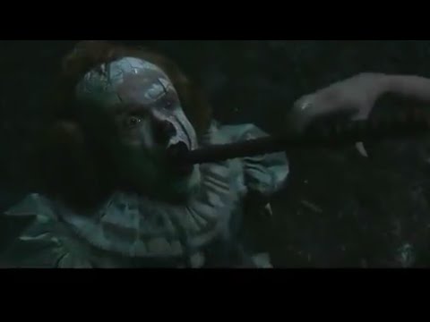It 2017 .the final scene.the losers club defeat Pennywise. It ending scene