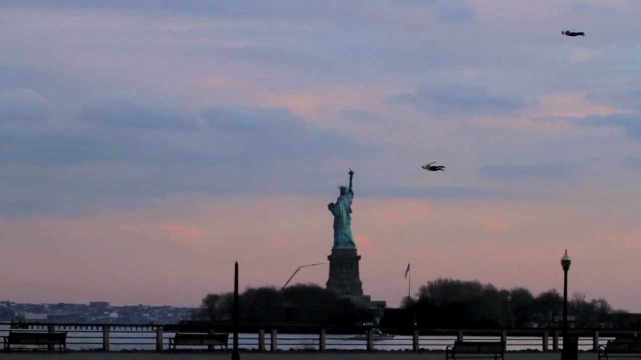Flying People in New York City