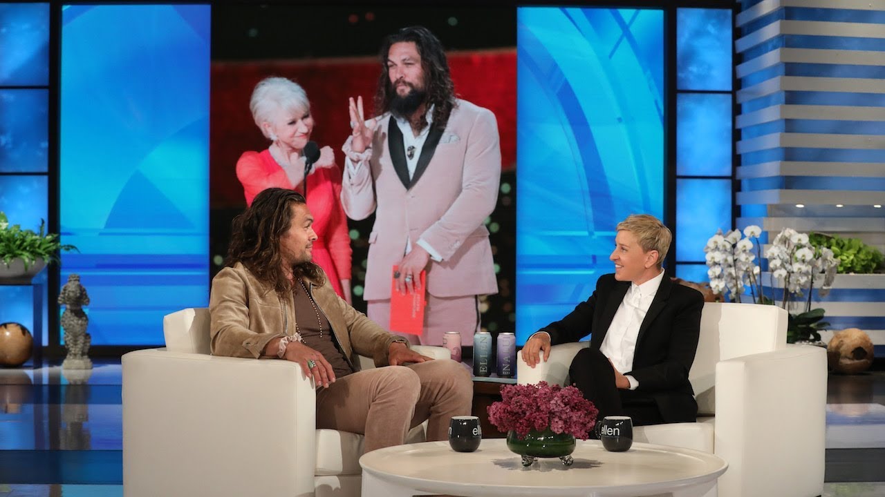 Jason Momoa Lost His Shirt at the Vanity Fair Oscars Party