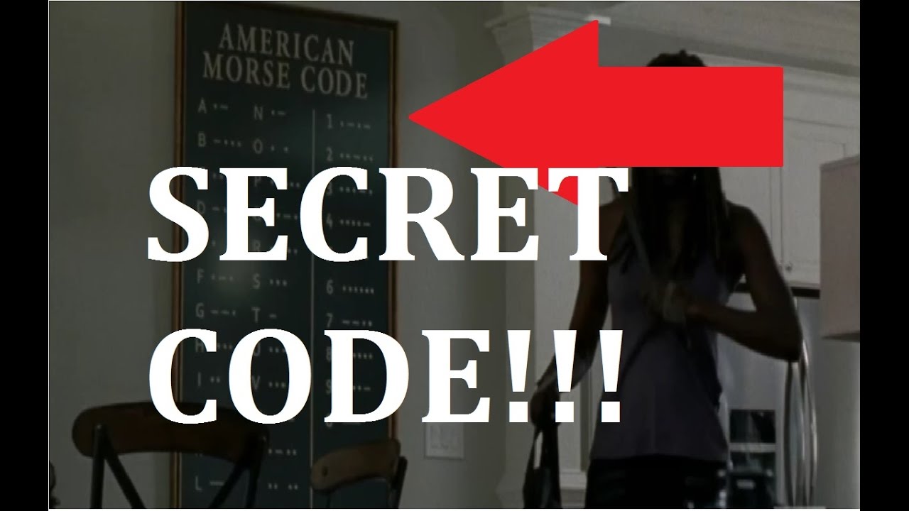 The Walking Dead Season 7 - RICK and DARYL - MORSE CODE!!!