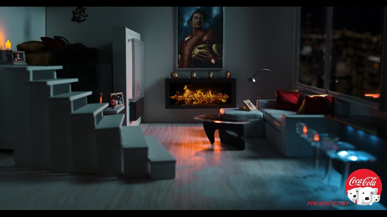 Iron Man's Manhattan Apartment Fireside Video in 4K