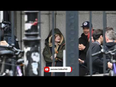 Sadie Sink FILMING Spider-Man Brand New Day in London