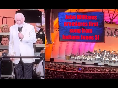 John Williams premieres Helena’s theme from Indiana Jones 5 at the Hollywood Bowl