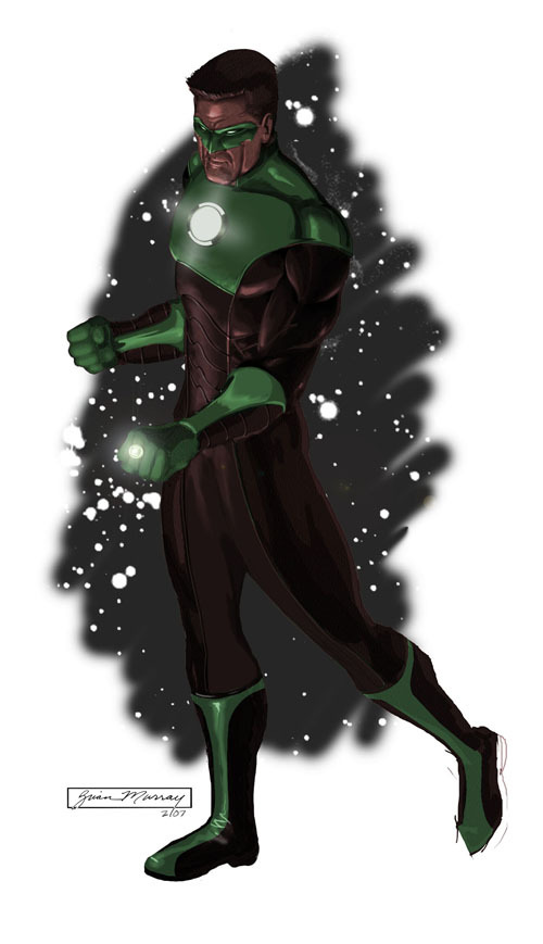 hal jordan concept art