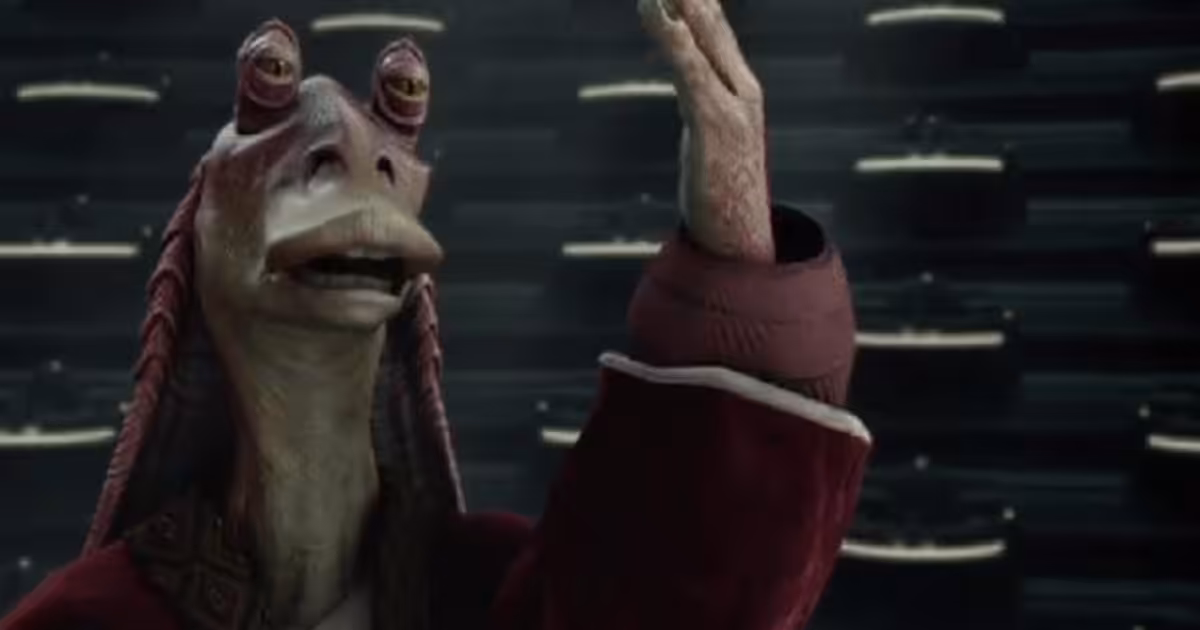 Jar Jar Binks Deleted Scene Connects To Dark Side
