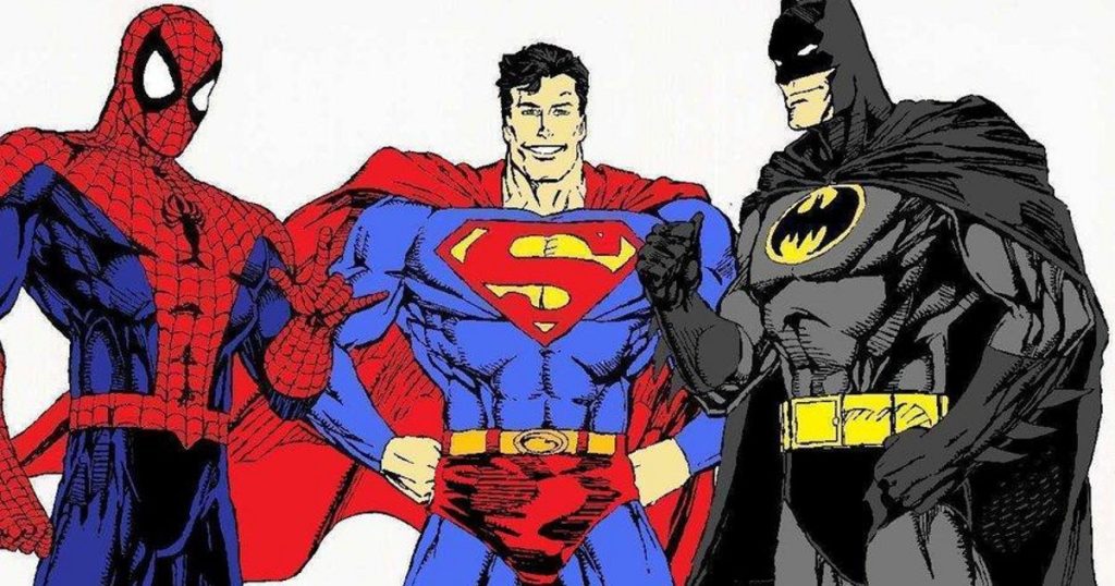 batman-superman-spiderman-rod-stewart