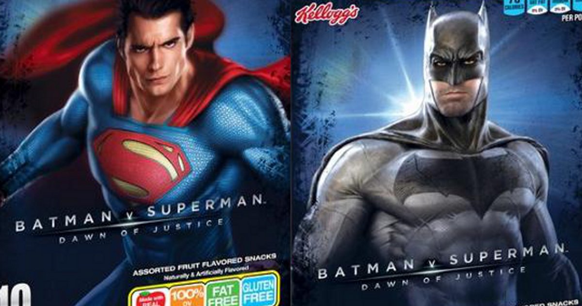 Batman Vs. Superman Figures, Cereal & Fruit Snacks Revealed