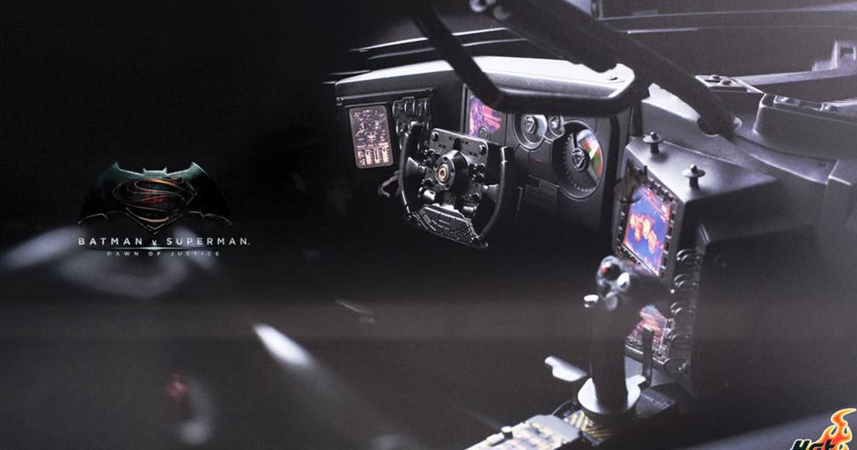 Hot Toys Batman Vs. Superman Batmobile Revealed