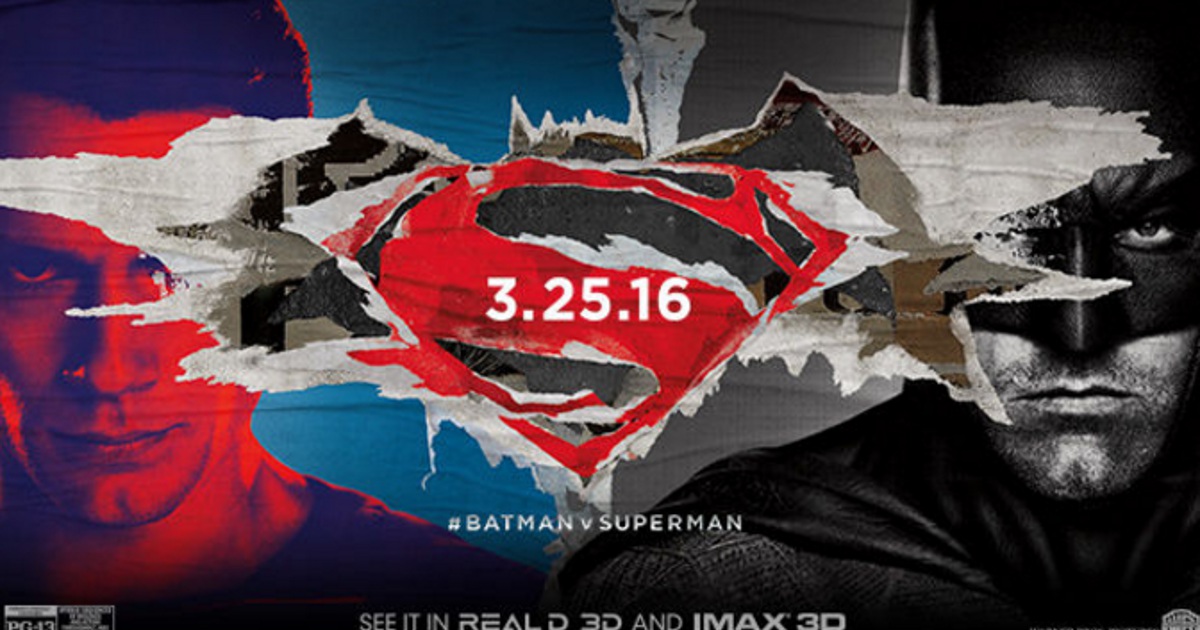 Batman Vs. Superman Fandango Sweepstakes Announced