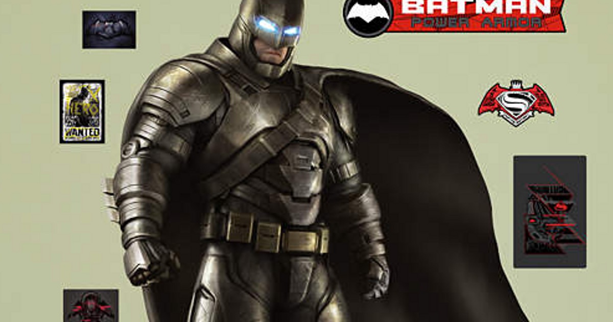 Batman Vs. Superman Fathead Images Revealed