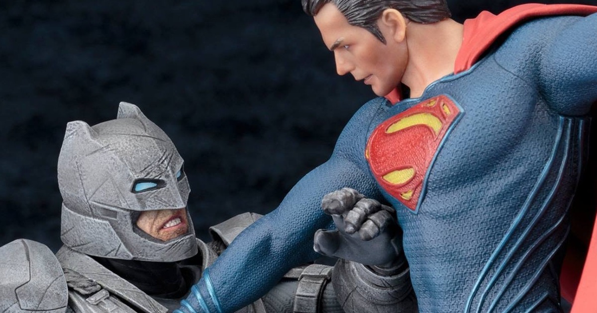 Batman Vs. Superman Kotobukiya Statues Revealed