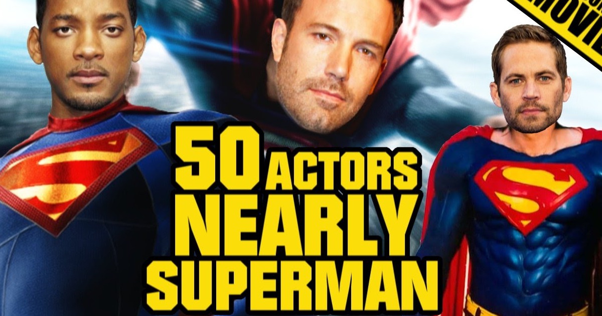 Watch: 50 Actors Nearly Cast As Superman