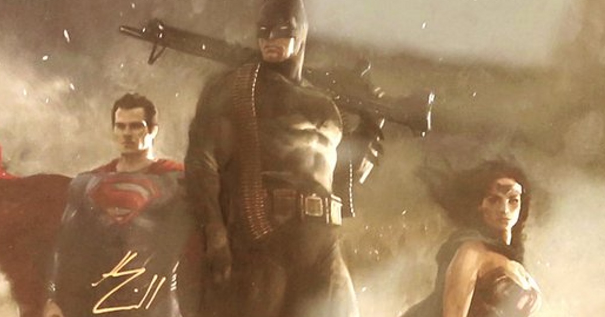 Better Look At Batman Vs. Superman Gun Art From China