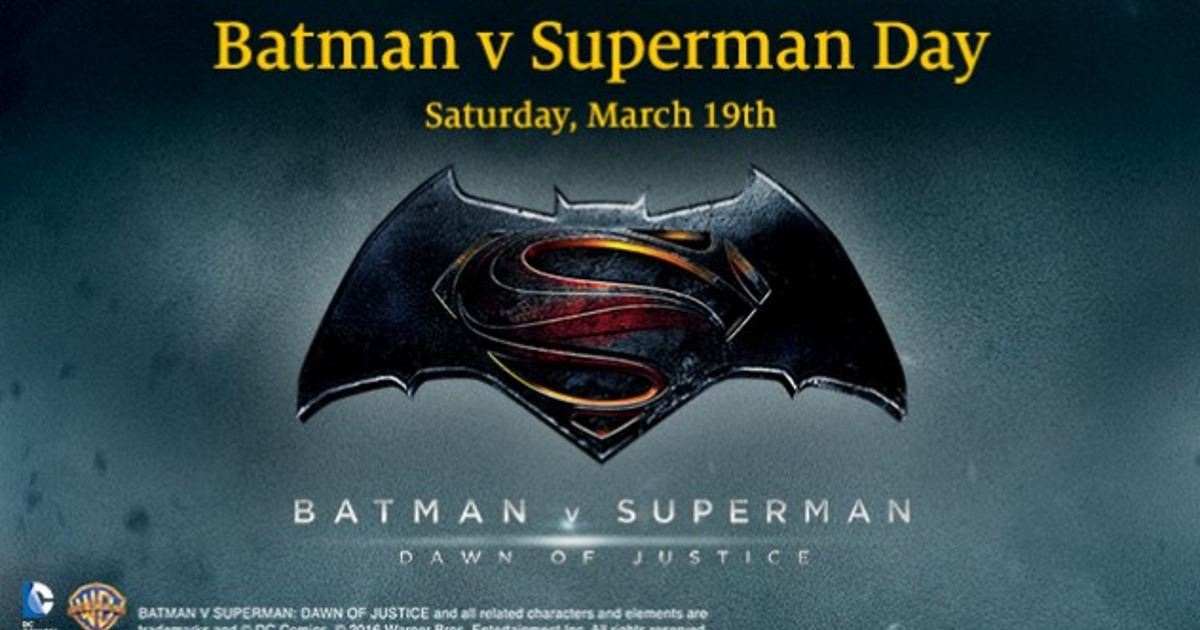 Barnes & Nobles Celebrating Batman Vs. Superman Day