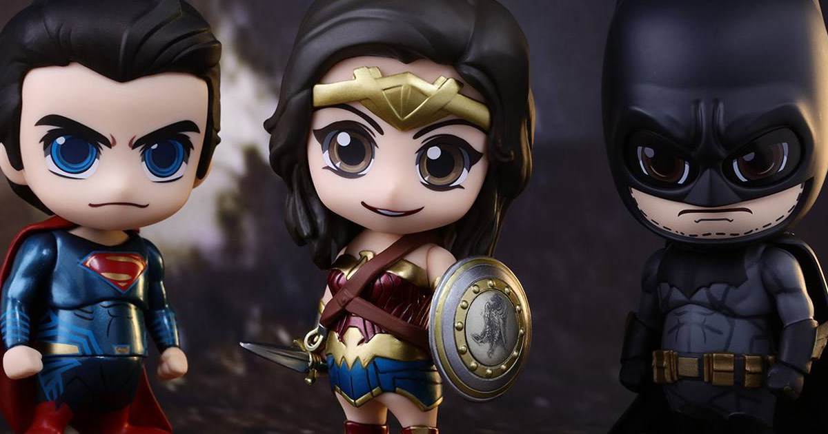 Batman Vs. Superman, Wonder Woman & Aquaman Hot Toys Cosbabys Revealed