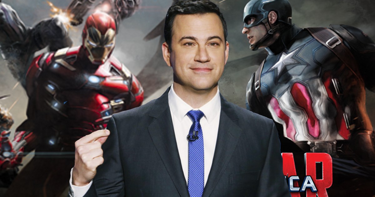 Captain America: Civil War Surprise On Jimmy Kimmel Tonight