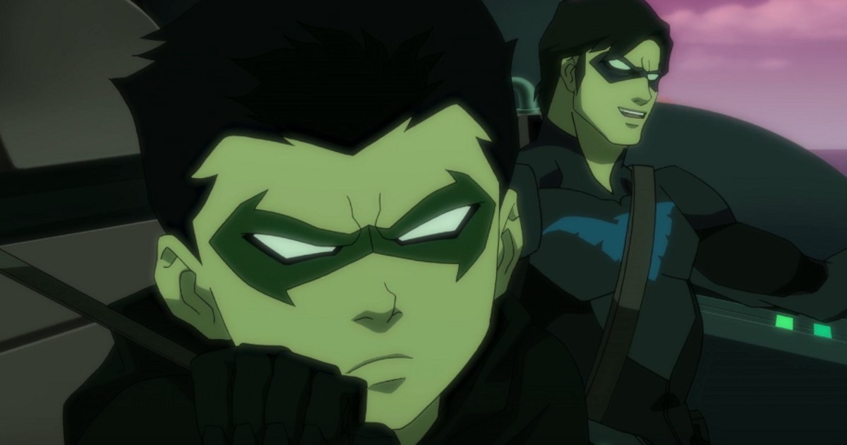 Watch: Justice League Vs. Teen Titans Clip: Robin & Nightwing
