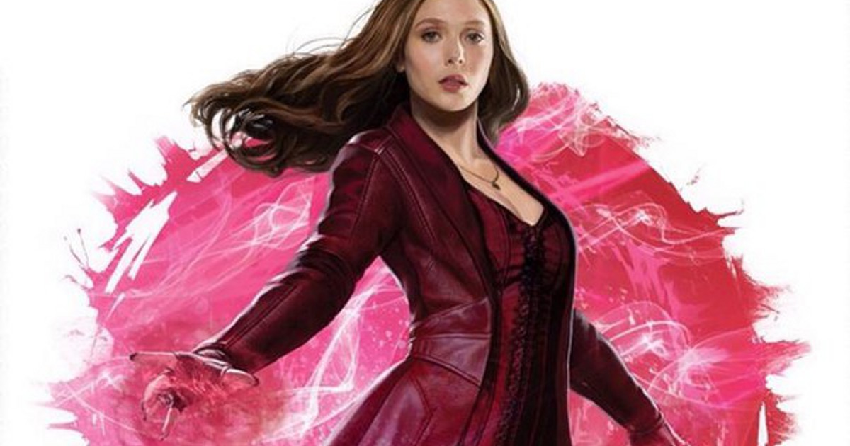 New Captain America: Civil War Scarlet Witch Art