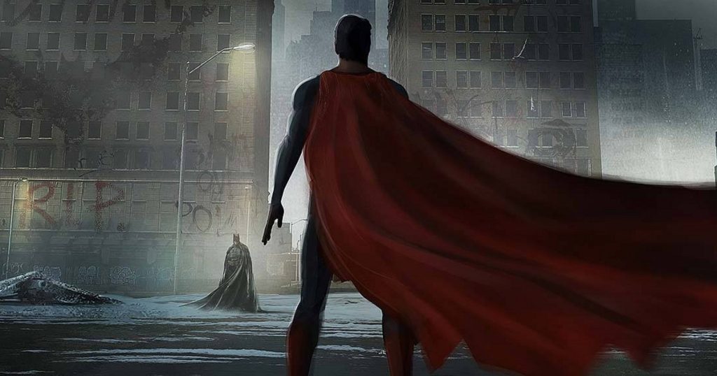 batman-vs-superman-statue-art