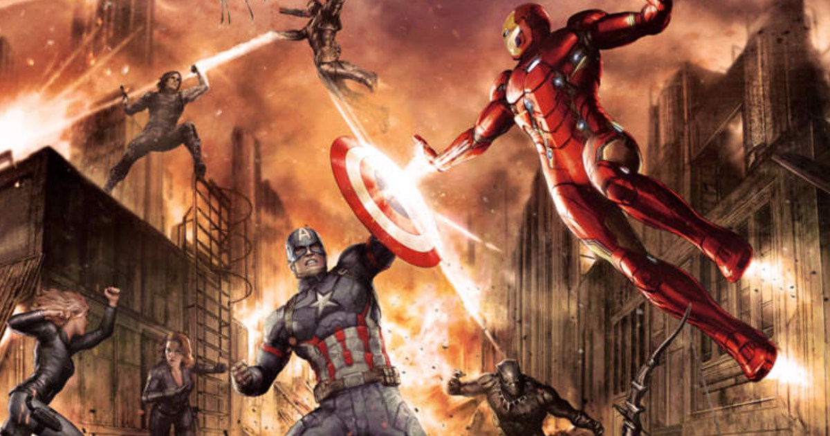 New Batch Of Captain America: Civil War Art