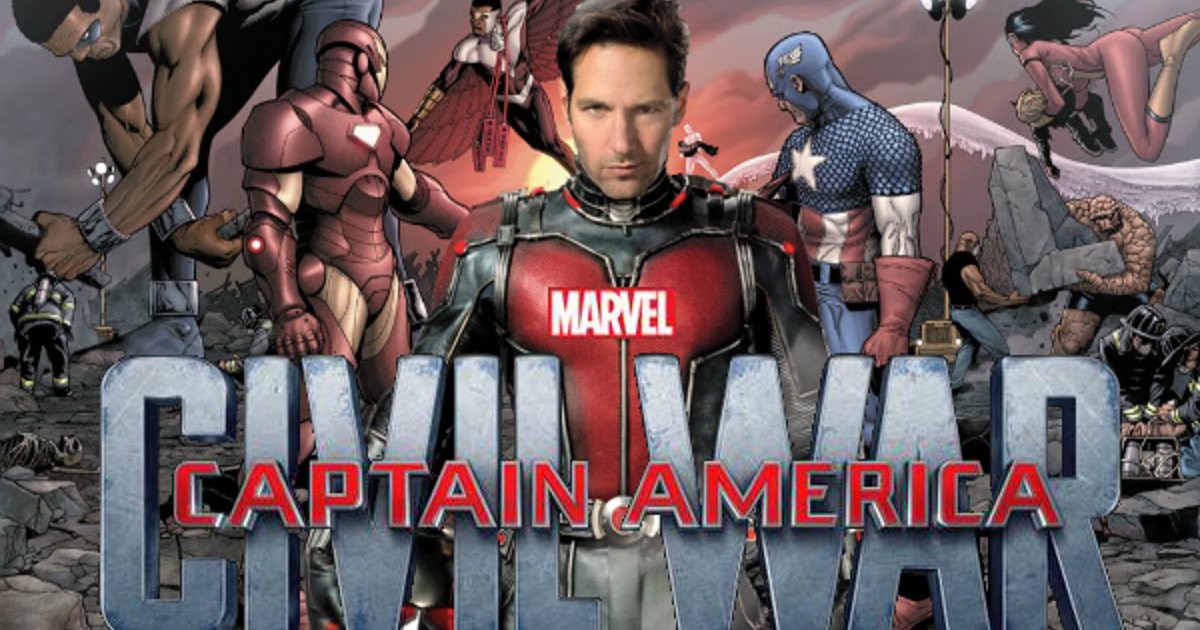 First Look At Paul Rudd As Scott Lang In Captain America: Civil War